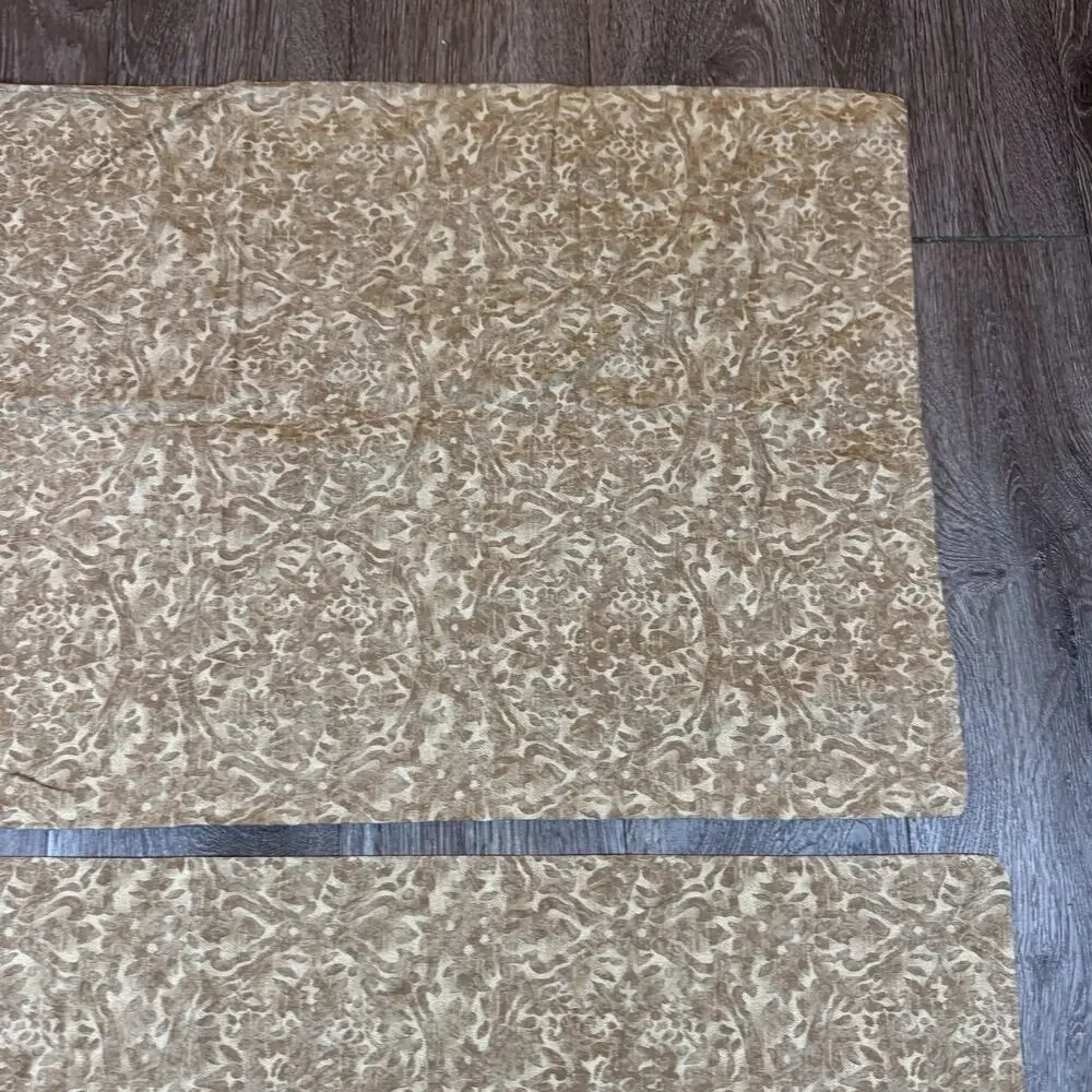 Vintage Ralph Lauren Rossellini Neutral Pair of Standard Pillow Cases